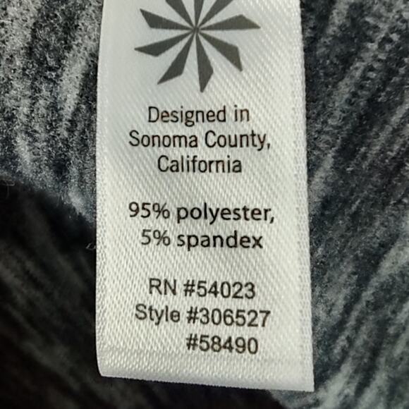 Athleta Gray Coastal Spacedye Fleece Pullover Size Small - Picture 15 of 16